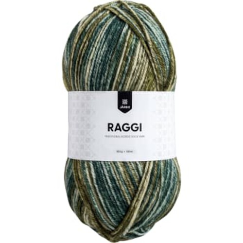 Garn Raggi Blended green 100g Järbo