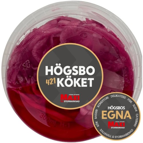 Picklad rödlök 150g