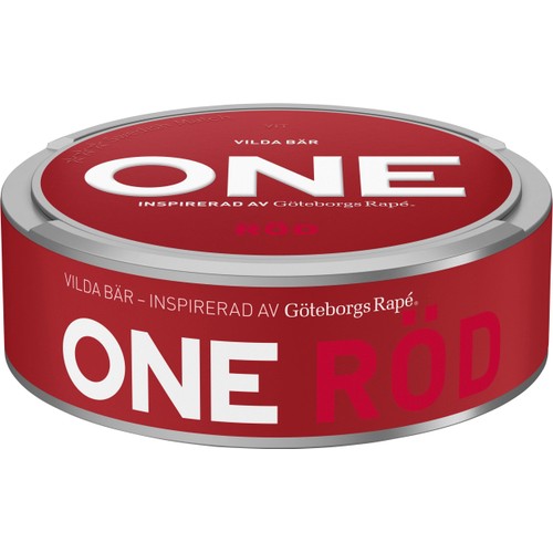 ONE Röd 20 Gram Göteborgs Rapé