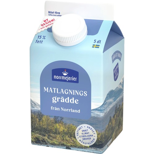 Matlagningsgrädde 15% 5dl Norrmejerier