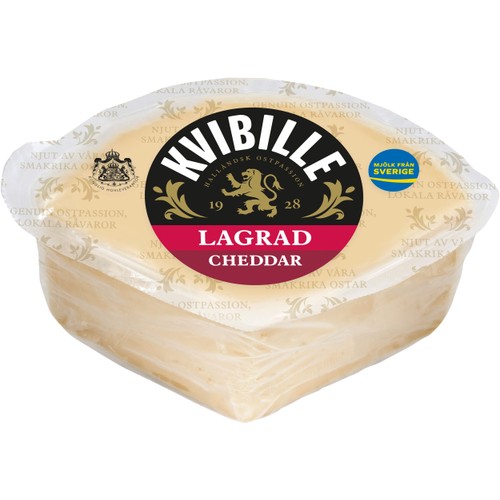 Cheddar Krämig Lagrad utan vax ca 750g Kvibille