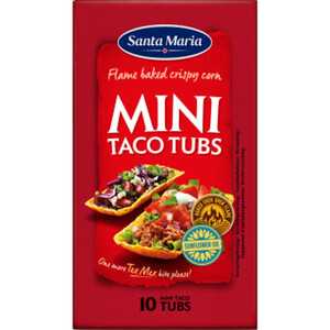 Mini Taco Tubs 10P 