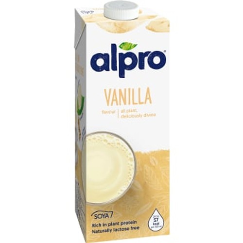 Sojadryck Vanilj 3,4% 1l  Alpro
