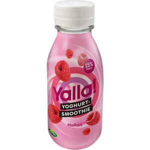 Yoghurt Smoothie Hallon Yalla! 2% 350ml Yoggi®