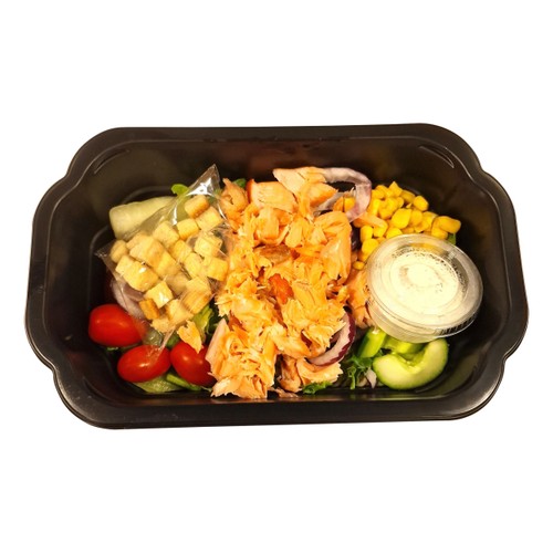 Laxsallad med pasta