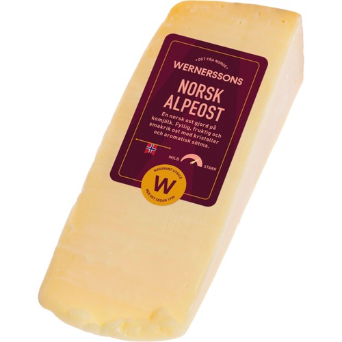 Norsk Alpeost ca 200g Wernerssons
