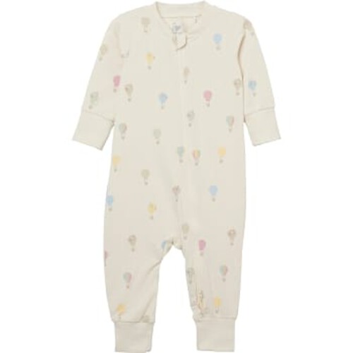 Babypyjamas beige luftballonger strl 56 ICA I love eco