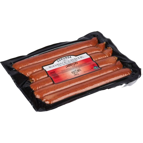 Lammkorv 80% Kötthalt 600g Sorunda Korv