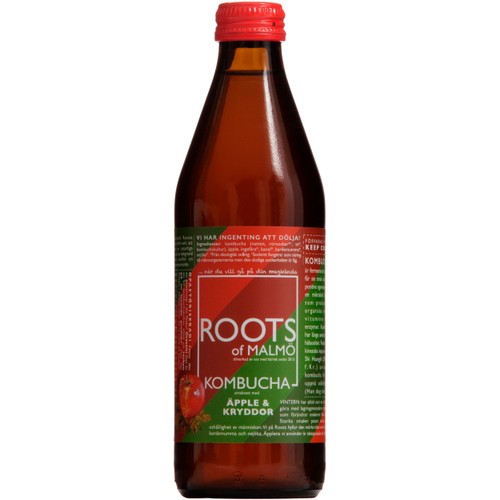 Kombucha Äpple & Kryddor 330ml Roots of Malmö