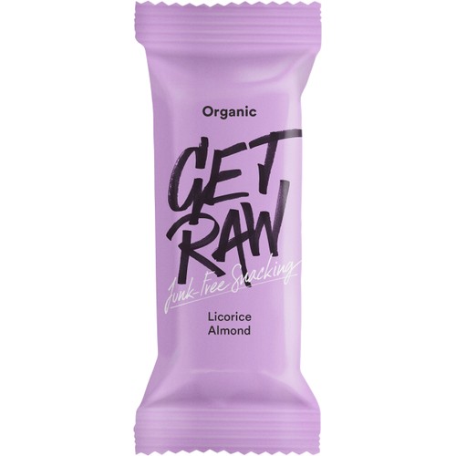 Bar Licorice & Almond Ekologisk 42g Getraw