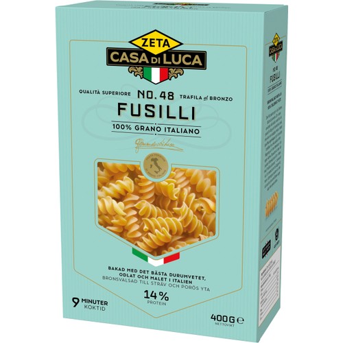 Pasta Fusilli 400g Zeta