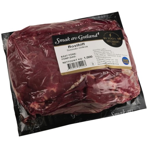 Rostbiff Färsk i bit ca 1kg Smak av Gotland