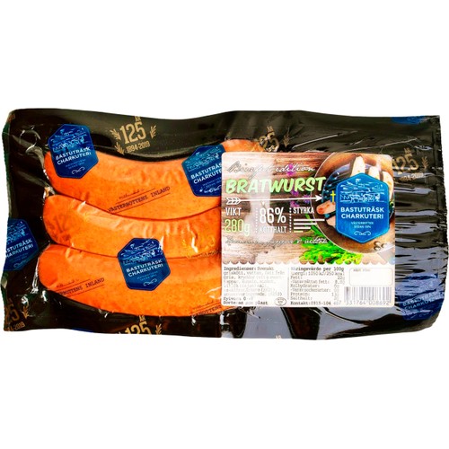 Bratwurst 280g Bastuträsk Charkuteri