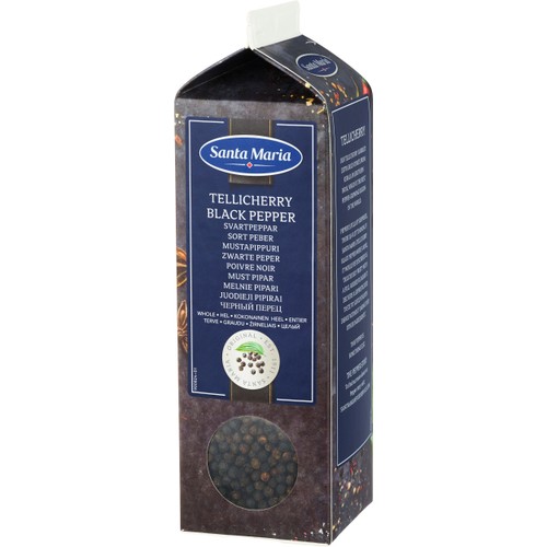 Svartpeppar Hel 450g Santa Maria