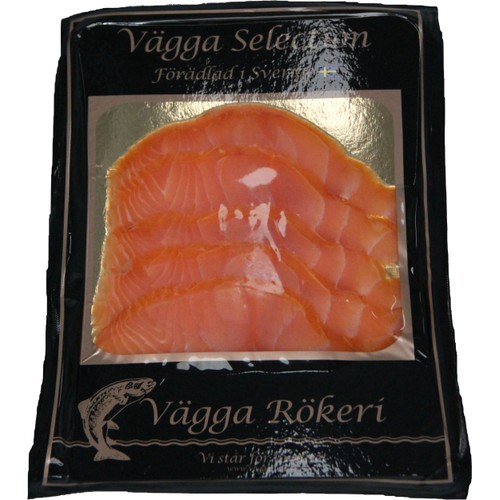 Kallrökt lax Buffeskivad 100g Vägga Rökeri