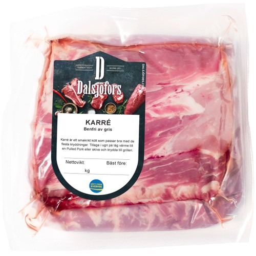 Karré Färsk i bit benfri ca 1,1kg Dalsjöfors Kött