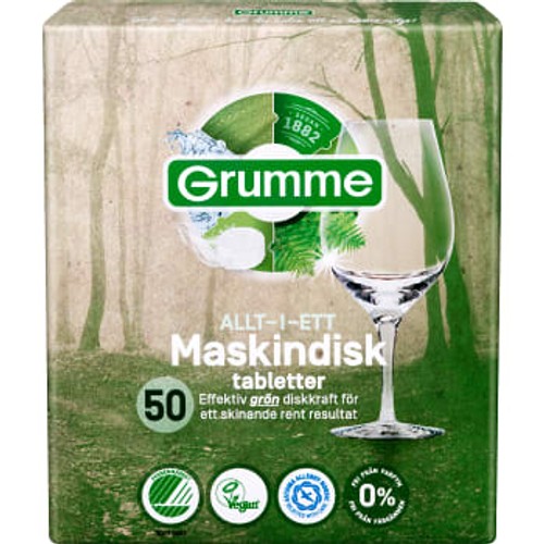 Maskindisktabletter 50-p Grumme