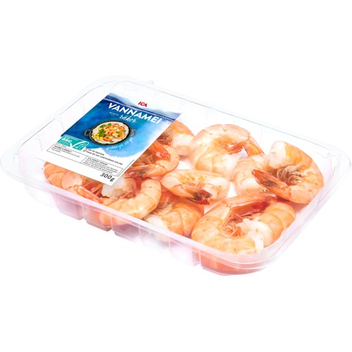 Vannameiräkor Färska 300g ICA