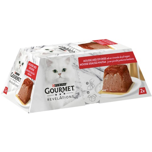 Kattmat REVELATIONS Mousse Pyramid Oxe 2-p 114g Gourmet
