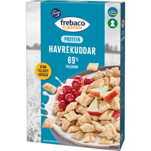 Svenska Havrekuddar Protein 400g Frebaco Kvarn