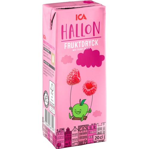 Fruktdryck Hallon 20cl ICA
