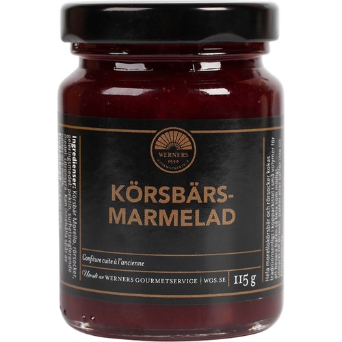 Körsbärsmarmelad 115g Werners Gourmetservice