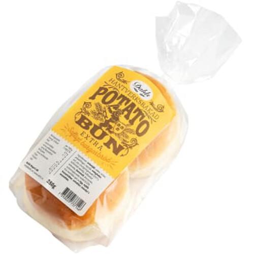 Potato Bun 4-pack 275g Dahls Bageri