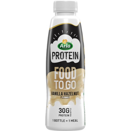 Måltidsshake Protein Food To Go Vanilj Hasselnöt 500ml Arla®