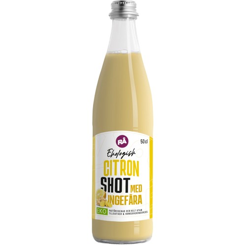 Juice Citron Shot med Ingefära 50cl RÅ