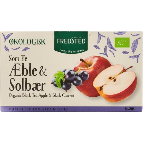 Svart te Svarta vinbär & Äpple Ekologisk 16-p Fredsted