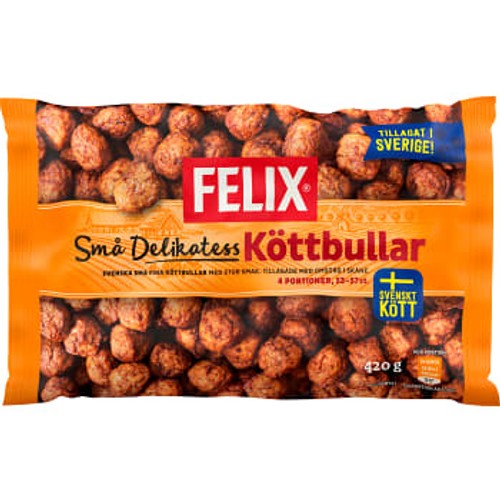 Köttbullar Små Delikatess Fryst 420g Felix