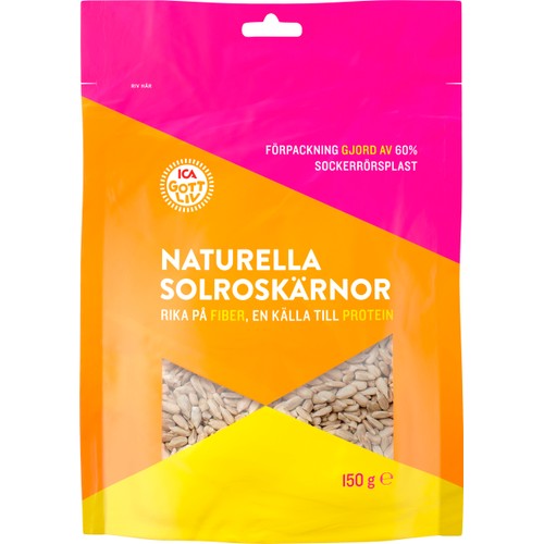 Solroskärnor ICA Gott Liv 150g ICA