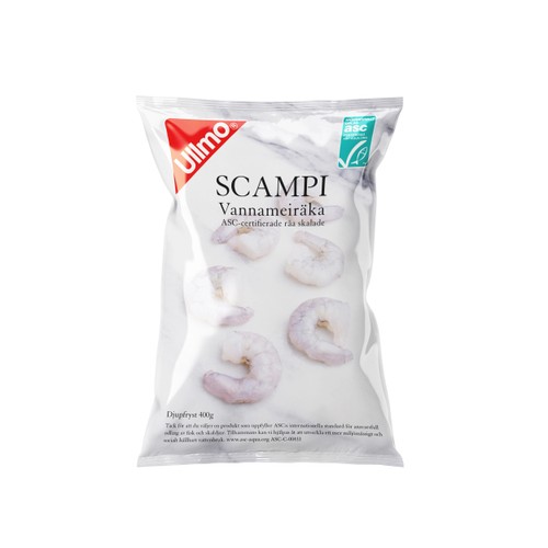 Rå Scampi Fryst 400g Ullmo