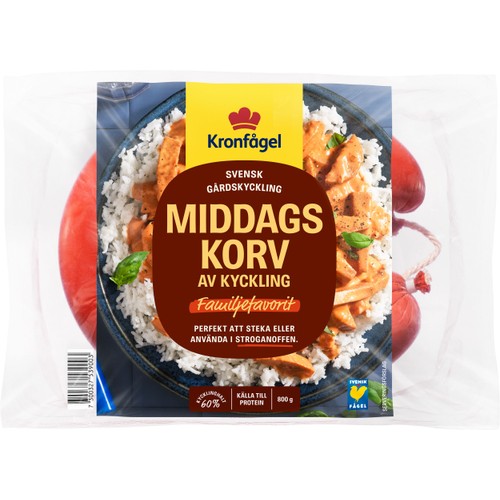 Middagskorv av Kyckling 800g Kronfågel