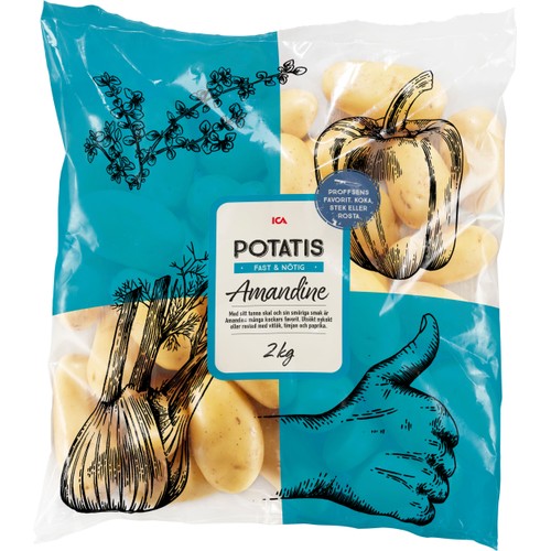 Delikatesspotatis Amandine 2kg Klass 1 ICA