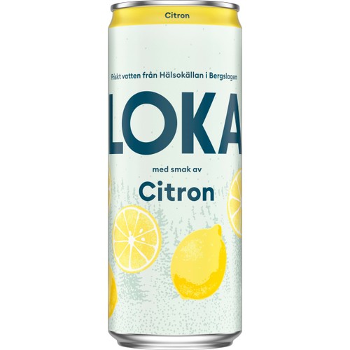 Kolsyrat vatten Citron 33cl Loka