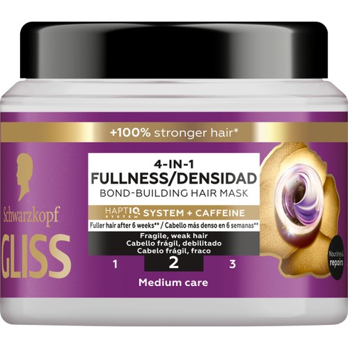 Hårinpackning Full Hair Wonder 4-in-1 Fullness 400ml Gliss Schwarzkopf