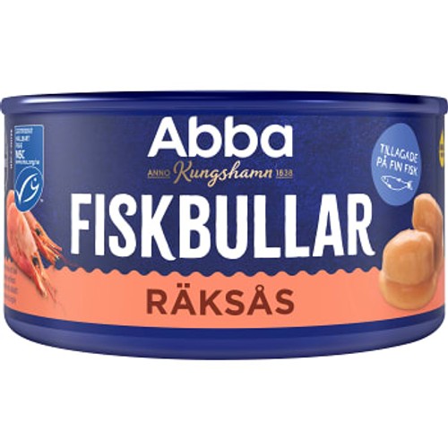 Fiskbullar i räksås 375g Abba