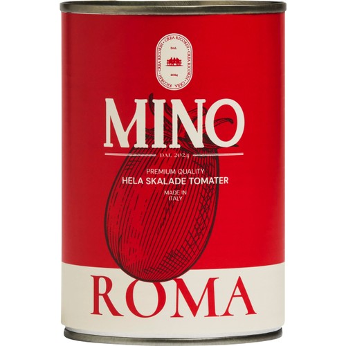 Hela skalade tomater 400g Mino