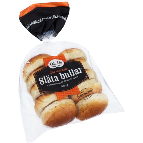 Släta Bullar 10-pack 500g Dahls Bageri