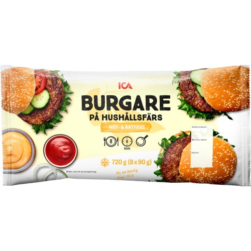 Burgare av hushållsfärs 720g ICA