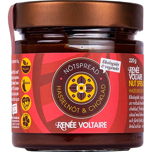 Nötspread Hasselnöt & Choklad 220g Renée Voltaire