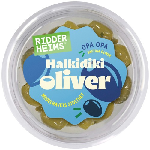 Halkidikioliver i Örtmarinad 160g Ridderheims