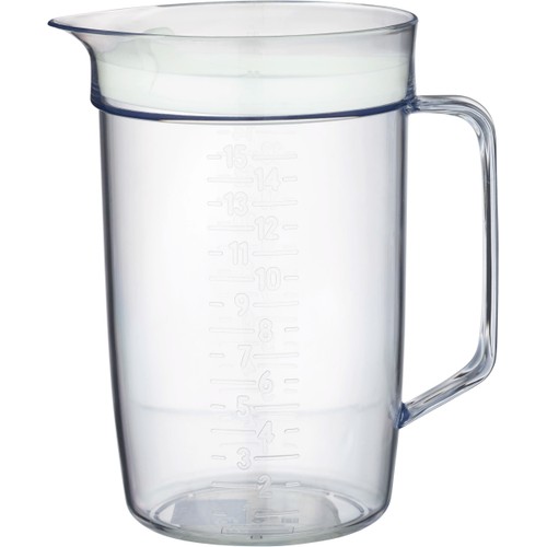 Kanna med vitt lock 1,5l Nordiska Plast