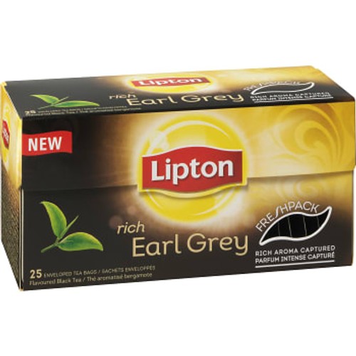 Rich Earl grey te 25-p Lipton