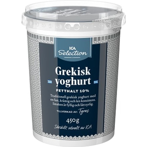 Grekisk Yoghurt 10% 450g ICA Selection
