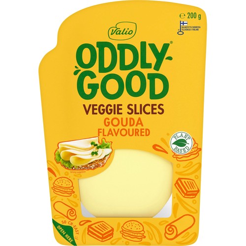 Pålägg Oddlygood Veggie slices Vegetarisk 200g Valio