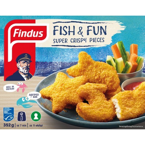 Fish & fun 352g Findus