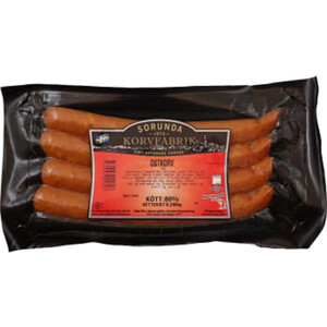 Ostkorv Smal 80% Kötthalt 260G  Korvfabrik