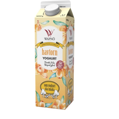 Yoghurt Havtorn 2.7% ca 1kg Wapnö
